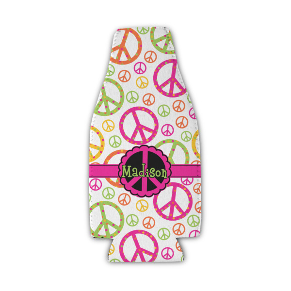 Custom Design - Zipper Bottle Cooler - Set of 4 - Front