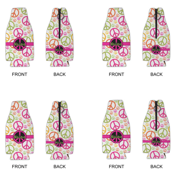 Custom Design - Zipper Bottle Cooler - Set of 4 - Approval