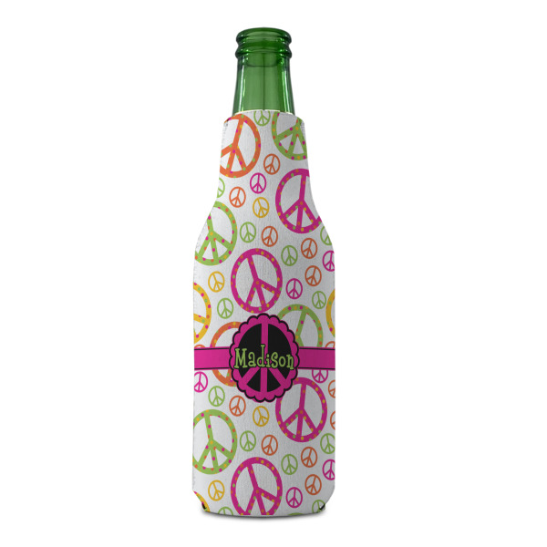 Custom Design - Zipper Bottle Cooler - FRONT (bottle)