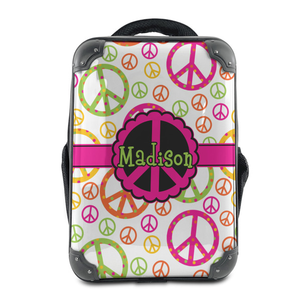Custom Peace Sign 15" Hard Shell Backpack (Personalized)