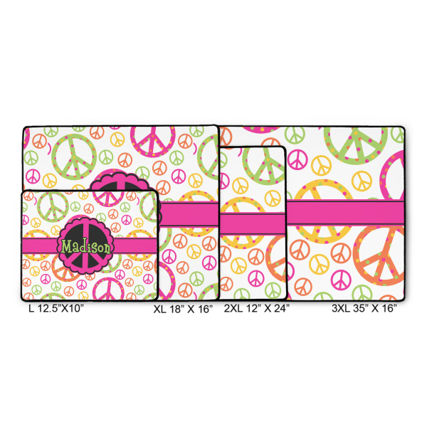 Custom Design - Gaming Mats - Size Chart