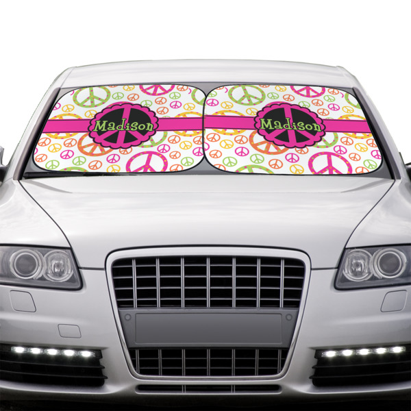 Custom Design - Car Sun Shades - IN CONTEXT