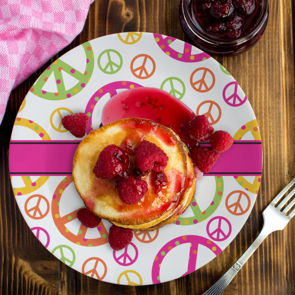 Custom Design - Melamine Plate 8 inches - LIFESTYLE