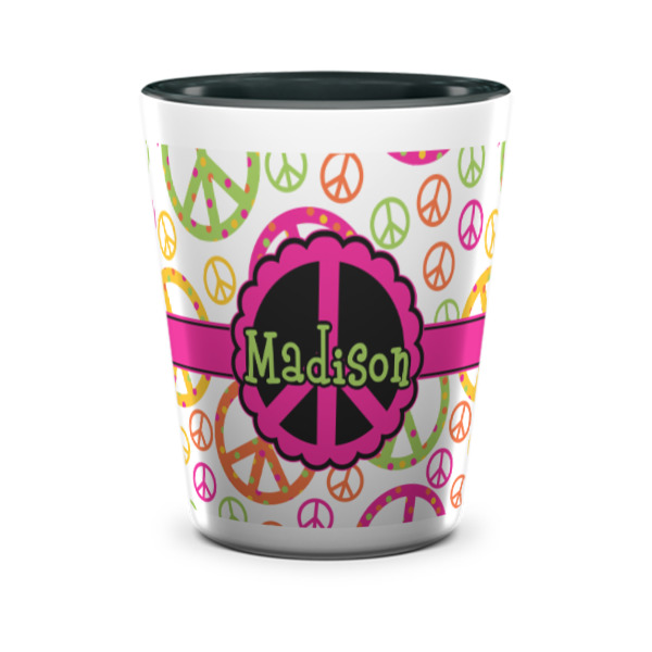 Custom Design - Ceramic Shot Glass - Two Tone - Front