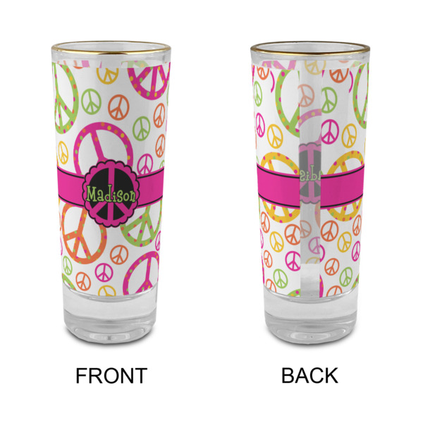 Custom Design - Glass Shot Glass - 2oz - Single - Front & Back