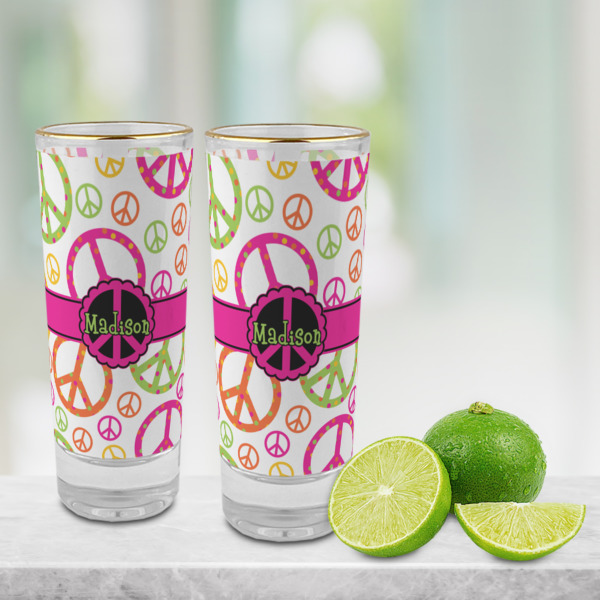 Custom Design - Glass Shot Glass - 2oz - Lifestyle