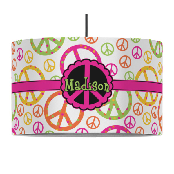 Custom Design - 12" Drum Lampshade - PENDANT (Fabric)