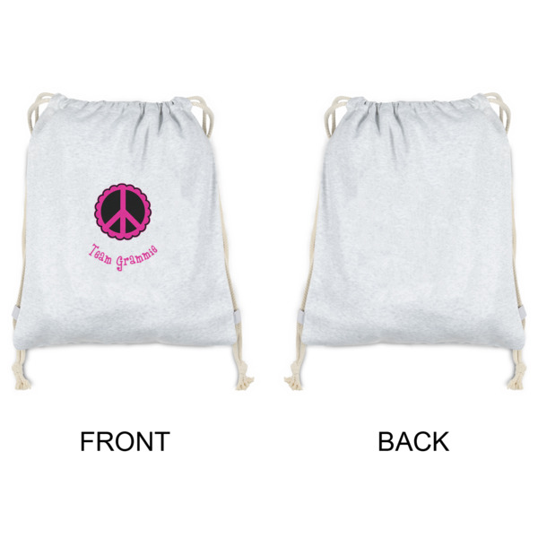 Custom Design - Drawstring Backpacks - Sweatshirt Fleece - Single Sided - APPROVAL