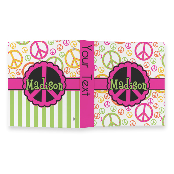 Custom Design - 3 Ring Binders - Full Wrap - 1" - Open Outside