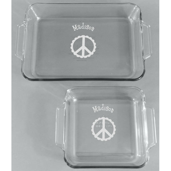 Custom Design - Glass Baking Dish Set - Front