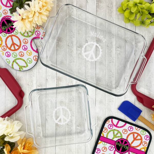 Custom Design - Glass Baking Dish Set - Lifestyle