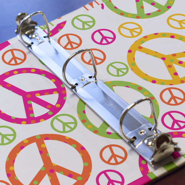 Custom Design - 3 Ring Binders - Full Wrap - 1" - Detail