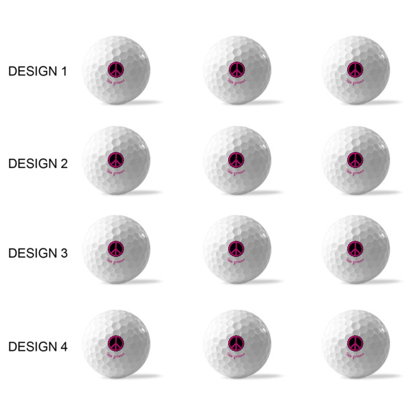 Custom Design - Golf Balls - Generic - Set of 12 - APPROVAL