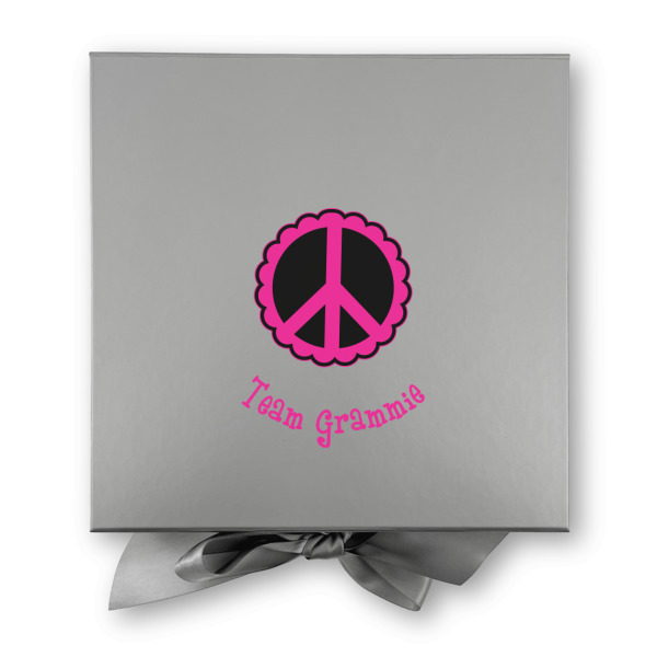 Custom Design - Gift Boxes with Magnetic Lid - Silver - Approval