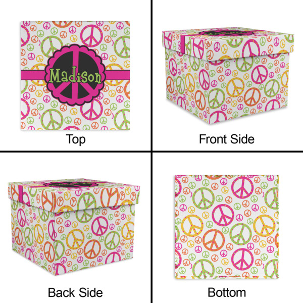 Custom Design - Gift Boxes with Lid - Canvas Wrapped - X-Large - Approval