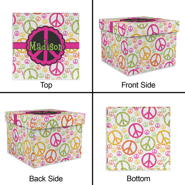 Custom Design - Gift Boxes with Lid - Canvas Wrapped - Large - Approval