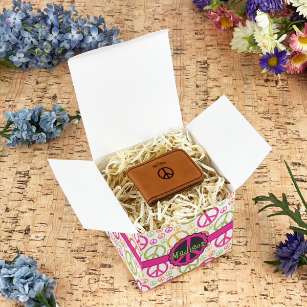 Custom Design - Cube Favor Gift Box - In Context