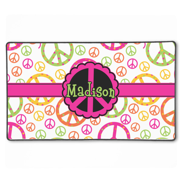 Custom Peace Sign XXL Gaming Mouse Pad - 24" x 14" (Personalized)