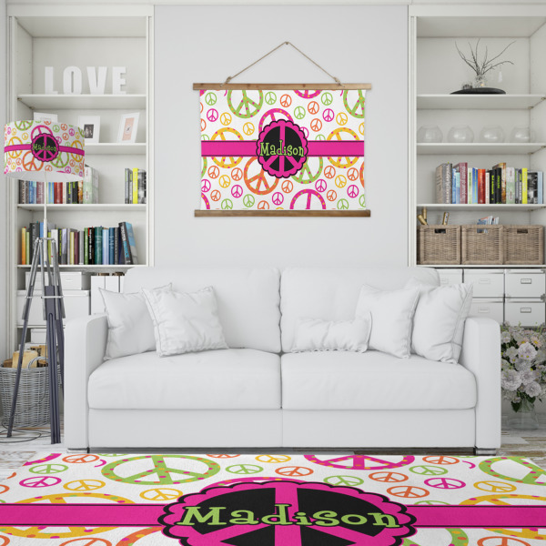 Custom Design - Wall Hanging Tapestry - Landscape - In Context