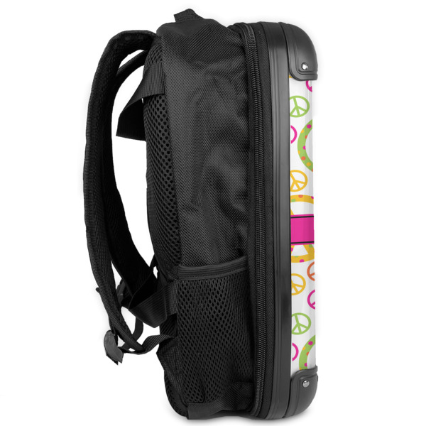 Custom Design - 13" Hard Shell Backpacks - Side View