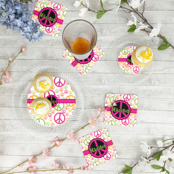 Custom Design - Plastic Party Appetizer & Dessert Plates - In Context