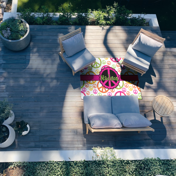 Custom Design - 4'x6' Patio Rug - In context