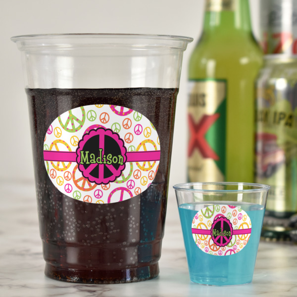 Custom Design - 16oz Party Cup & Plastic Shot Glass - In Context