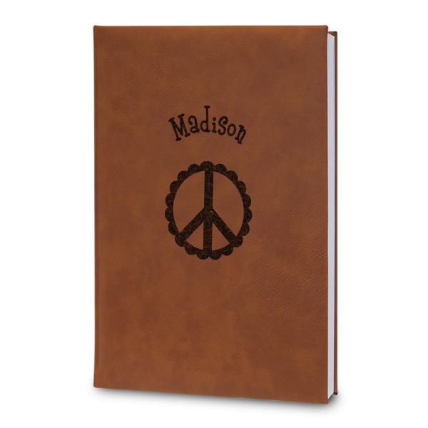 Custom Design Your Own Leatherette Journal - Large - Double-Sided