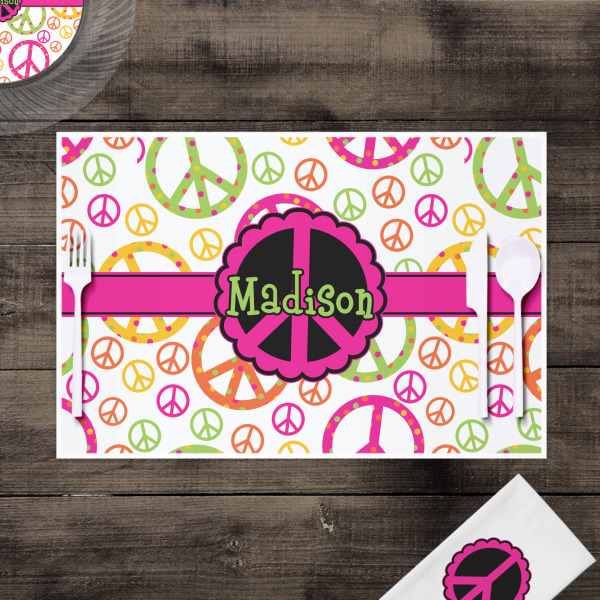 Custom Design - Disposable Paper Placemat - In Context