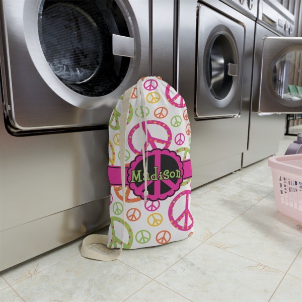 Custom Design - Small Landry Bag - In Context