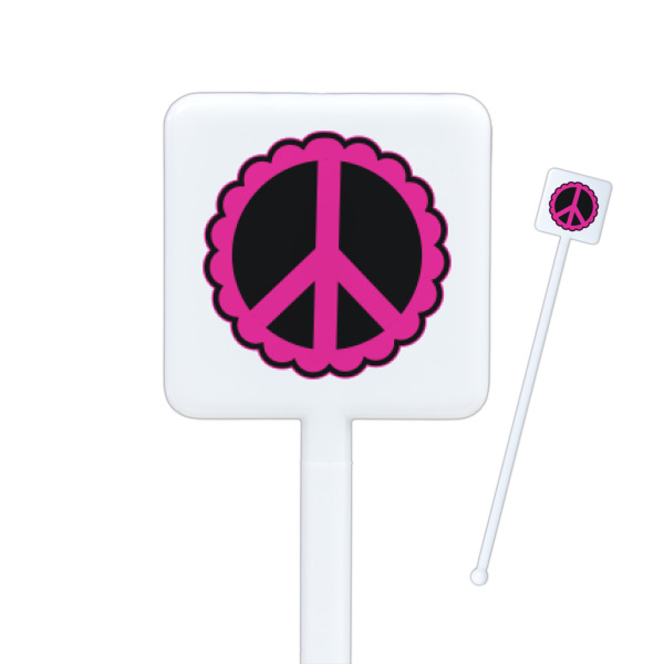 Custom Design Your Own Square Plastic Stir Sticks