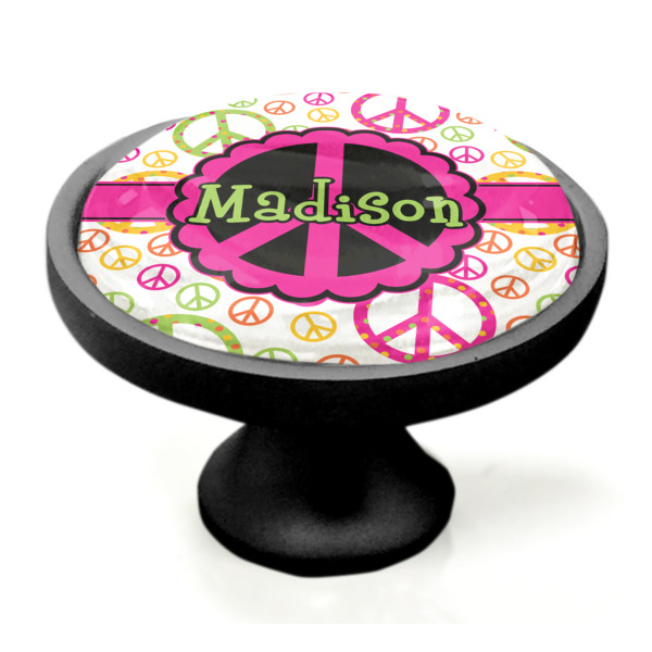 Custom Design - Black Custom Cabinet Knob (Side)