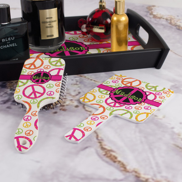 Custom Design - Hair Brush and Hand Mirror - Bathroom Scene