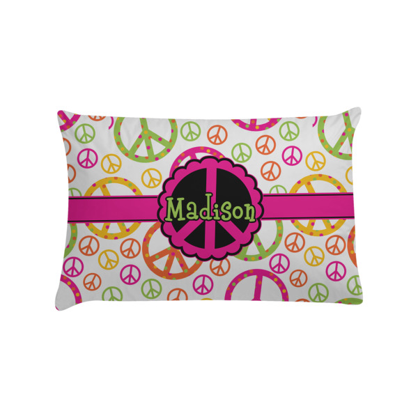 Custom Peace Sign Pillow Case - Standard (Personalized)