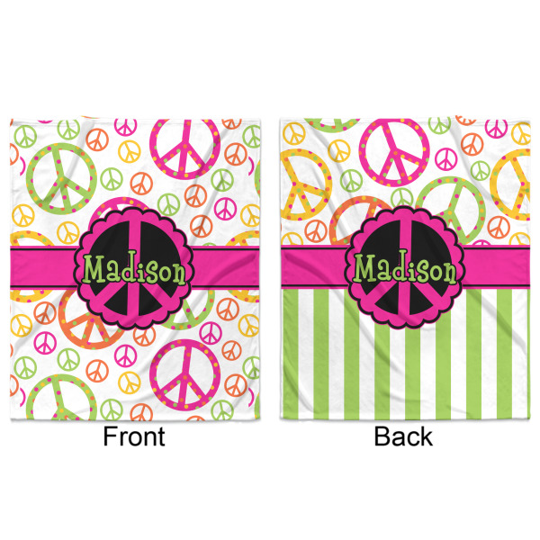 Custom Design - Minky Blanket - 50"x60" - Double Sided - Front & Back