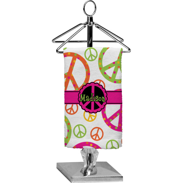 Custom Peace Sign Finger Tip Towel - Full Print (Personalized)