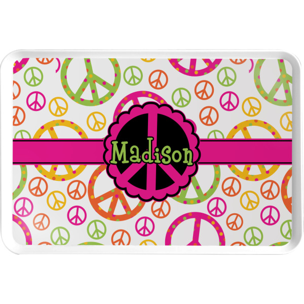 Custom Peace Sign Serving Tray (Personalized)