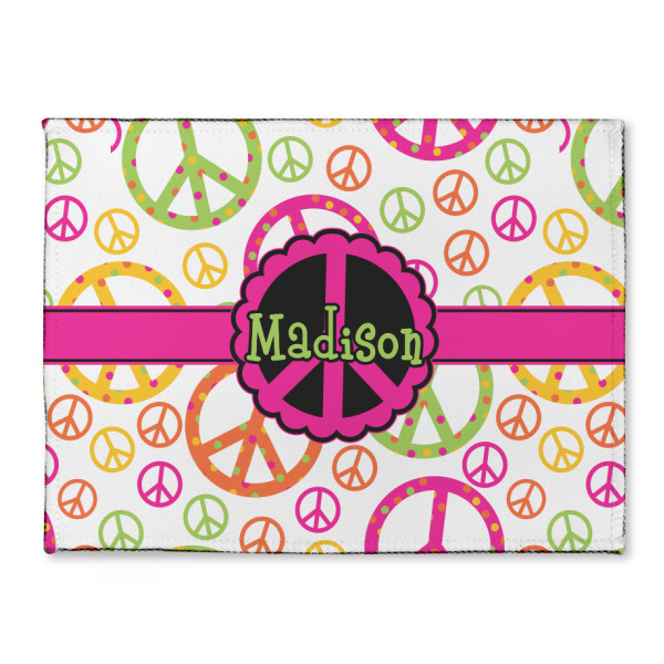 Custom Peace Sign Microfiber Screen Cleaner (Personalized)