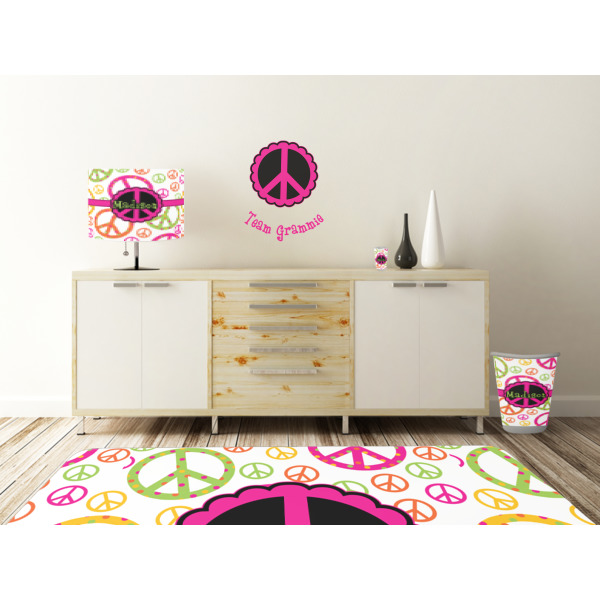 Custom Design - Wall Graphic Decal Wooden Desk