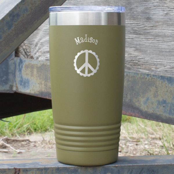 Custom Design - Olive Polar Camel Tumbler - 20oz - Main