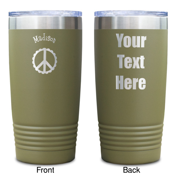 Custom Design - Olive Polar Camel Tumbler - 20oz - Double Sided - Approval