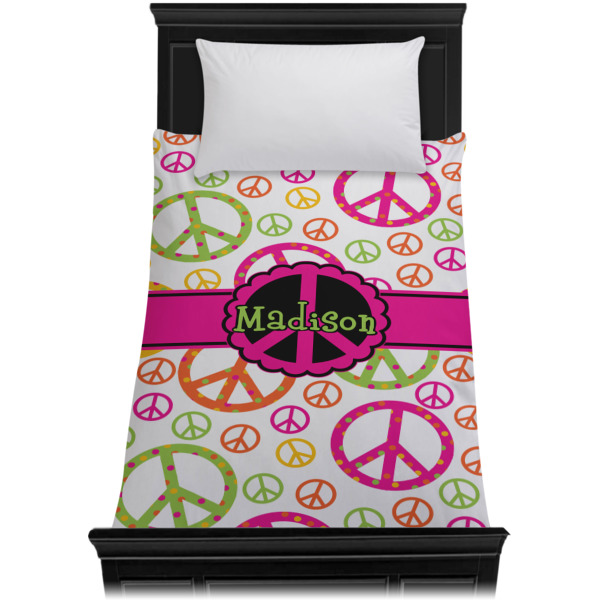 Custom Design - Duvet Cover - Twin - On Bed - No Prop