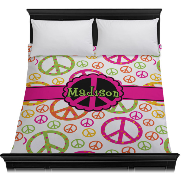 Custom Design - Duvet Cover - Queen - On Bed - No Prop