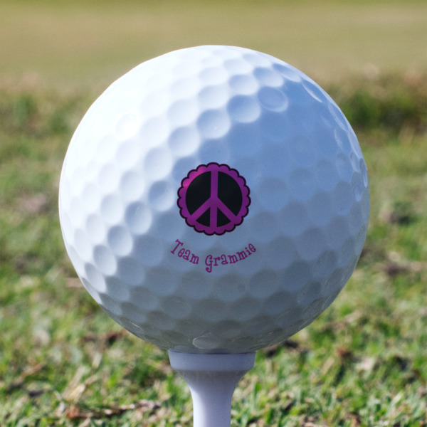 Custom Design - Golf Ball - Non-Branded - Tee