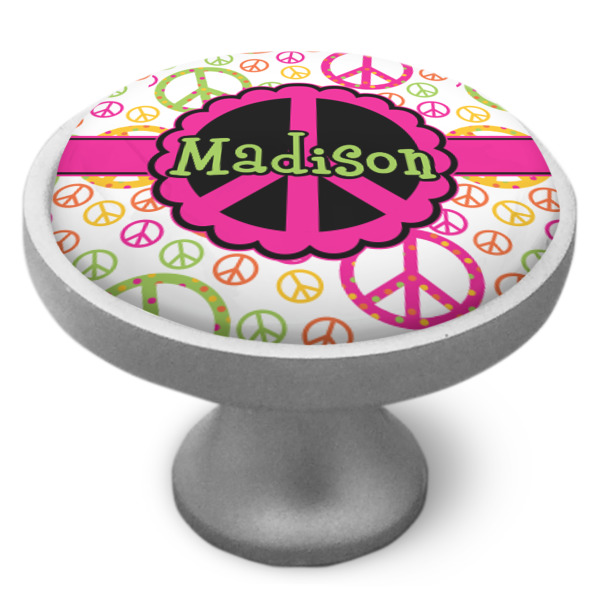 Custom Peace Sign Cabinet Knob (Personalized)