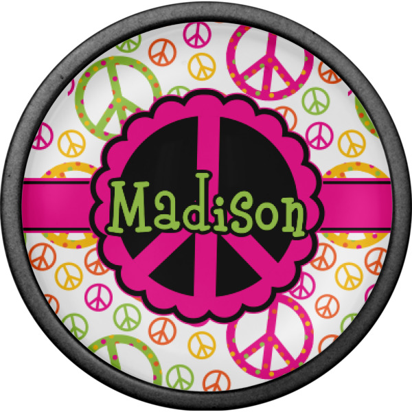 Custom Design - Cabinet Knob - Black - Front