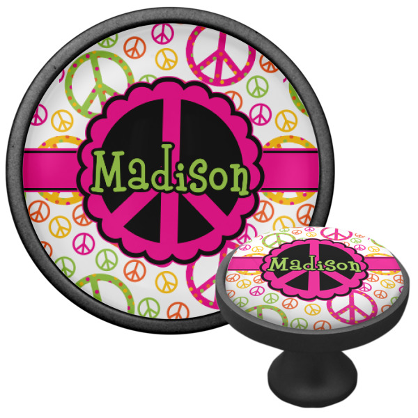 Custom Design - Cabinet Knob - Black - Multi Angle