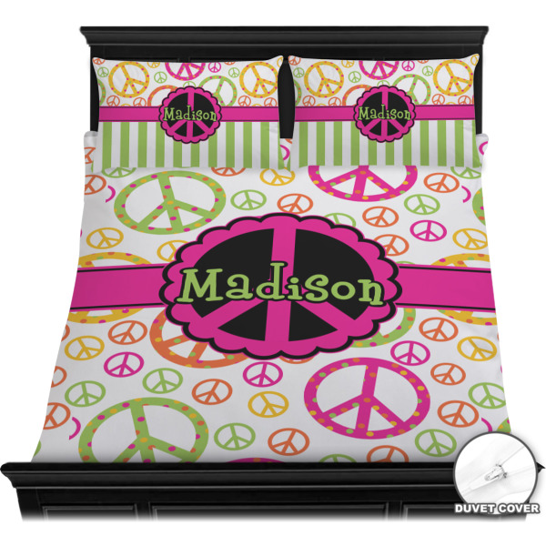 Custom Design - Bedding Set - Queen - Duvet - On Bed