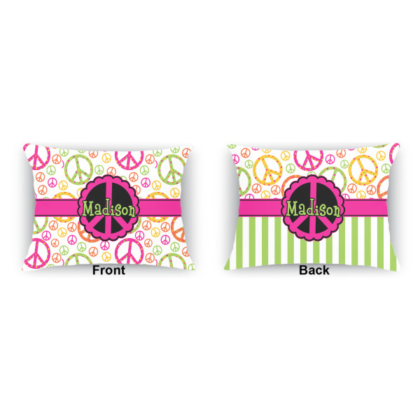 Custom Design - Outdoor Rectangular Throw Pillow (Front and Back)