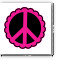 Peace Sign Sublimation Transfer - Pocket